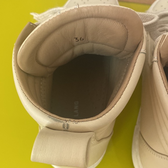 Helmut Lang Leather Hightop Sneakers - Picture 6 of 9